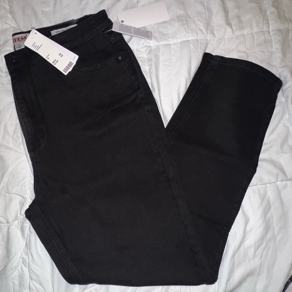 GUESS ORIGINALS Go Kit High-Waisted Skinny Jean in Black - Size 34 Waist - Picture 6 of 9
